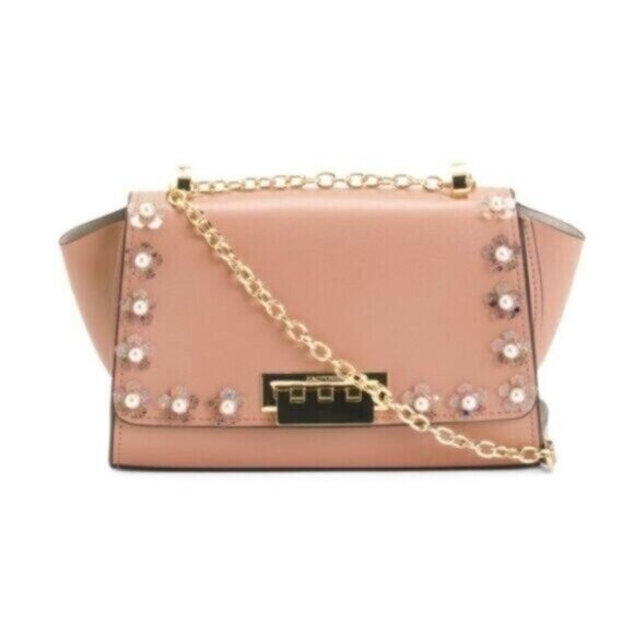 ZAC POSEN Eartha Mini Chain Shoulder Bag Pecan Pie Tan - Picture 1 of 15